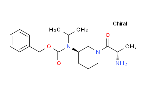 CAS No. 1401666-45-2, Benzyl ((R)-1-((S)-2-aminopropanoyl)piperidin-3-yl)(isopropyl)carbamate