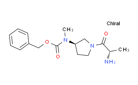CAS No. 1401664-80-9, Benzyl ((R)-1-((S)-2-aminopropanoyl)pyrrolidin-3-yl)(methyl)carbamate