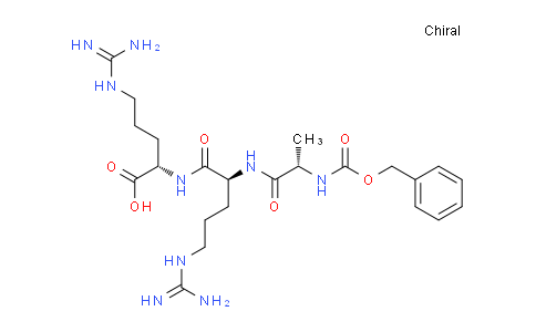 CAS No. 56674-16-9, Benzyl ((S)-1-(((S)-5-guanidino-1-(((S)-5-guanidino-1-((4-methoxynaphthalen-2-yl)amino)-1-oxopentan-2-yl)amino)-1-oxopentan-2-yl)amino)-1-oxopropan-2-yl)carbamate