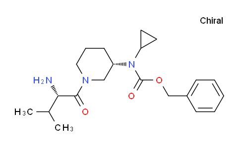 CAS No. 1401667-01-3, Benzyl ((S)-1-((S)-2-amino-3-methylbutanoyl)piperidin-3-yl)(cyclopropyl)carbamate