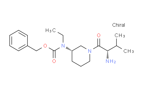 CAS No. 1401666-94-1, Benzyl ((S)-1-((S)-2-amino-3-methylbutanoyl)piperidin-3-yl)(ethyl)carbamate