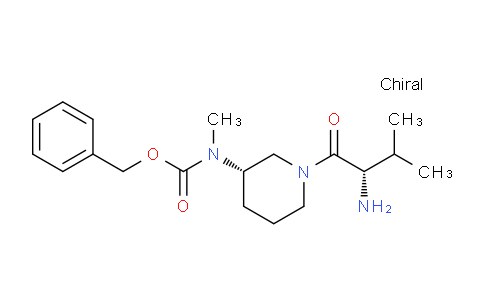 CAS No. 1401669-10-0, Benzyl ((S)-1-((S)-2-amino-3-methylbutanoyl)piperidin-3-yl)(methyl)carbamate