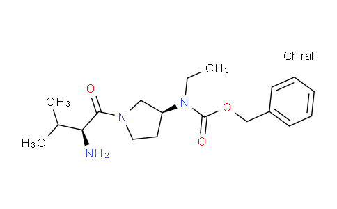 CAS No. 1401667-29-5, Benzyl ((S)-1-((S)-2-amino-3-methylbutanoyl)pyrrolidin-3-yl)(ethyl)carbamate