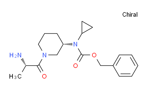 CAS No. 1401666-27-0, Benzyl ((S)-1-((S)-2-aminopropanoyl)piperidin-3-yl)(cyclopropyl)carbamate