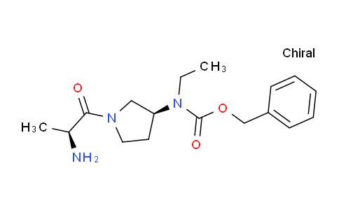 CAS No. 1401665-47-1, Benzyl ((S)-1-((S)-2-aminopropanoyl)pyrrolidin-3-yl)(ethyl)carbamate
