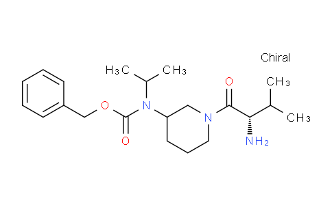 CAS No. 1354025-55-0, Benzyl (1-((S)-2-amino-3-methylbutanoyl)piperidin-3-yl)(isopropyl)carbamate