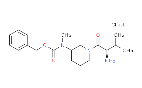 CAS No. 1354026-93-9, Benzyl (1-((S)-2-amino-3-methylbutanoyl)piperidin-3-yl)(methyl)carbamate
