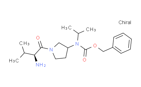 CAS No. 1354026-38-2, Benzyl (1-((S)-2-amino-3-methylbutanoyl)pyrrolidin-3-yl)(isopropyl)carbamate