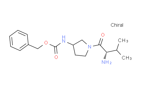 CAS No. 1354029-55-2, Benzyl (1-((S)-2-amino-3-methylbutanoyl)pyrrolidin-3-yl)carbamate