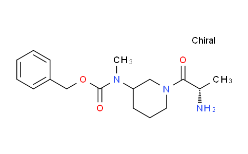CAS No. 1354029-43-8, Benzyl (1-((S)-2-aminopropanoyl)piperidin-3-yl)(methyl)carbamate
