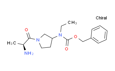 CAS No. 1354029-46-1, Benzyl (1-((S)-2-aminopropanoyl)pyrrolidin-3-yl)(ethyl)carbamate
