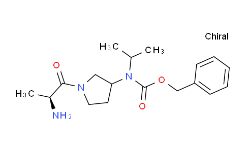 CAS No. 1354029-32-5, Benzyl (1-((S)-2-aminopropanoyl)pyrrolidin-3-yl)(isopropyl)carbamate