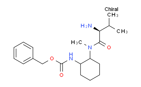 CAS No. 1354027-85-2, Benzyl (2-((S)-2-amino-N,3-dimethylbutanamido)cyclohexyl)carbamate
