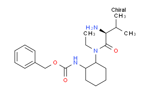 CAS No. 1354026-94-0, Benzyl (2-((S)-2-amino-N-ethyl-3-methylbutanamido)cyclohexyl)carbamate