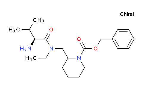 CAS No. 1354029-78-9, Benzyl 2-(((S)-2-amino-N-ethyl-3-methylbutanamido)methyl)piperidine-1-carboxylate