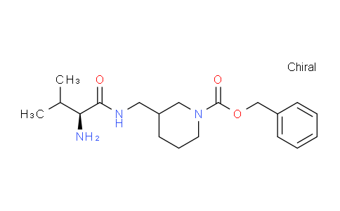 CAS No. 1354025-79-8, Benzyl 3-(((S)-2-amino-3-methylbutanamido)methyl)piperidine-1-carboxylate
