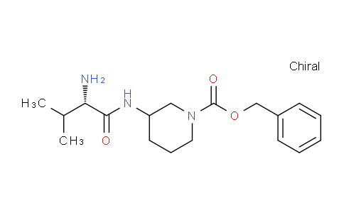CAS No. 1354026-26-8, Benzyl 3-((S)-2-amino-3-methylbutanamido)piperidine-1-carboxylate