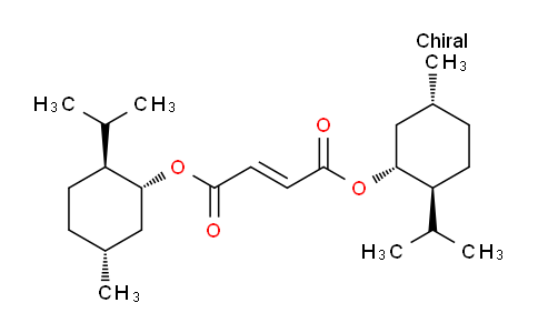 CAS No. 34675-24-6, Bis((1R,2S,5R)-2-isopropyl-5-methylcyclohexyl) fumarate