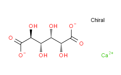 CAS No. 5793-88-4, Calcium (2R,3S,4S,5S)-2,3,4,5-tetrahydroxyhexanedioate