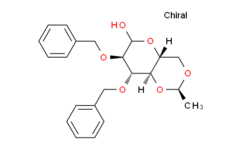 CAS No. 471863-88-4, D-Glucopyranose, 4,6-O-(1R)-ethylidene-2,3-bis-O-(phenylmethyl)-