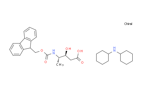 CAS No. 204316-31-4, Dicyclohexylamine (3S,4S)-4-((((9H-fluoren-9-yl)methoxy)carbonyl)amino)-3-hydroxypentanoate
