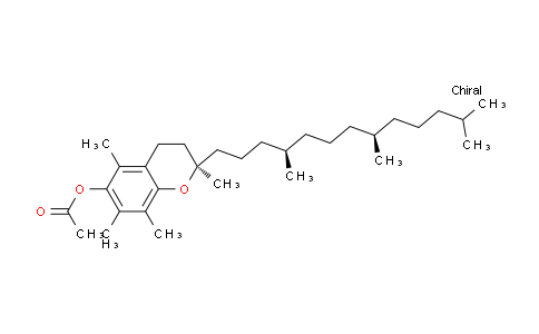 CAS No. 7695-91-2, DL-α-Tocopherol Acetate