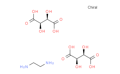CAS No. 996-78-1, Ethane-1,2-diamine bis((2R,3R)-2,3-dihydroxysuccinate)