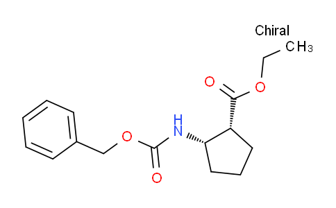 CAS No. 1140972-27-5, Ethyl (1R,2S)-2-(cbz-amino)cyclopentanecarboxylate