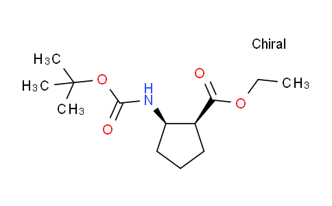 CAS No. 1140972-31-1, Ethyl (1S,2R)-2-(Boc-amino)cyclopentanecarboxylate