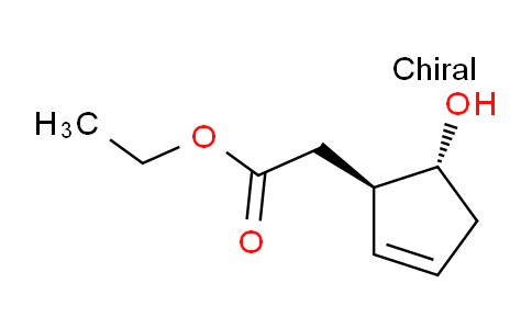 CAS No. 298181-33-6, Ethyl 2-((1R,5R)-5-hydroxycyclopent-2-en-1-yl)acetate