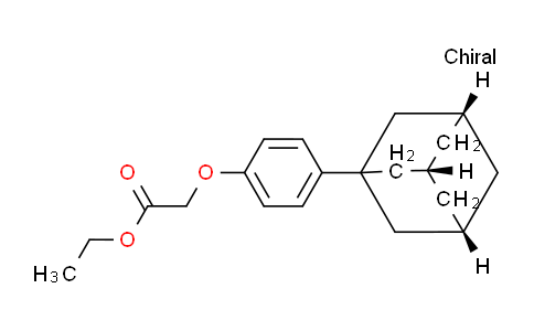 CAS No. 52804-25-8, Ethyl 2-(4-((3r,5r,7r)-adamantan-1-yl)phenoxy)acetate