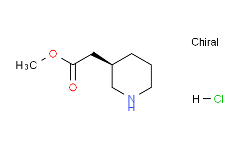 CAS No. 865157-03-5, Methyl (R)-2-(3-Piperidyl)acetate Hydrochloride