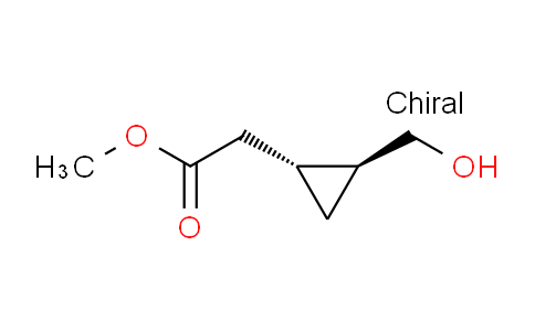 CAS No. 1071126-36-7, Methyl 2-((1R,2S)-2-(hydroxymethyl)cyclopropyl)acetate