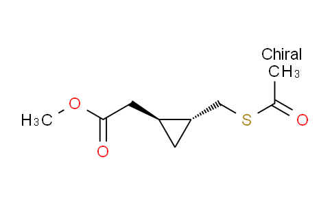 Methyl 2-((1S,2R)-2-((acetylthio)methyl)cyclopropyl)acetate