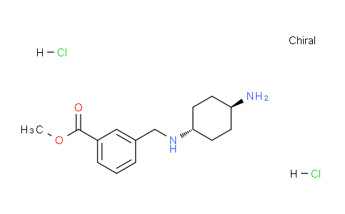CAS No. 1286265-58-4, Methyl 3-((((1r,4r)-4-aminocyclohexyl)amino)methyl)benzoate dihydrochloride