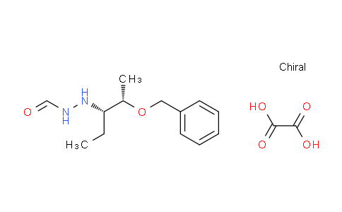 CAS No. 1887197-42-3, N'-((2S,3S)-2-(Benzyloxy)pentan-3-yl)formohydrazide oxalate