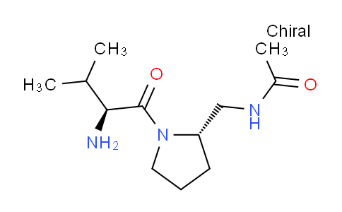 CAS No. 1401667-94-4, N-(((S)-1-((S)-2-Amino-3-methylbutanoyl)pyrrolidin-2-yl)methyl)acetamide