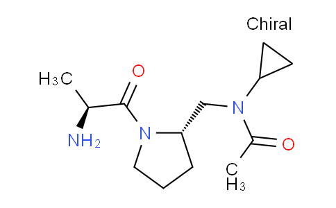 CAS No. 1401668-31-2, N-(((S)-1-((S)-2-Aminopropanoyl)pyrrolidin-2-yl)methyl)-N-cyclopropylacetamide