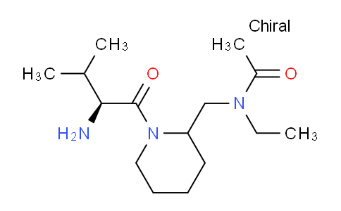 CAS No. 1354025-47-0, N-((1-((S)-2-Amino-3-methylbutanoyl)piperidin-2-yl)methyl)-N-ethylacetamide