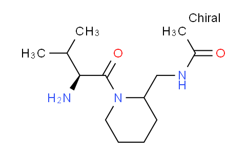 CAS No. 1354028-38-8, N-((1-((S)-2-Amino-3-methylbutanoyl)piperidin-2-yl)methyl)acetamide