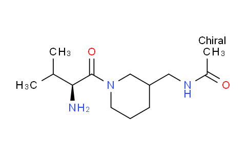 CAS No. 1354028-01-5, N-((1-((S)-2-Amino-3-methylbutanoyl)piperidin-3-yl)methyl)acetamide