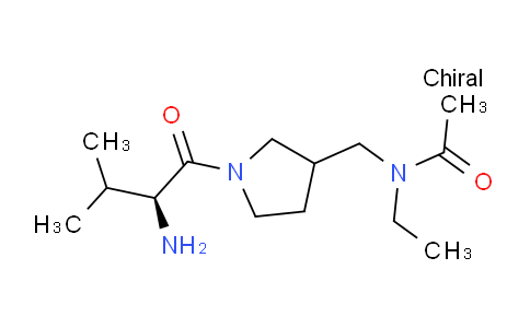 CAS No. 1354029-63-2, N-((1-((S)-2-Amino-3-methylbutanoyl)pyrrolidin-3-yl)methyl)-N-ethylacetamide