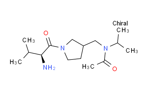 CAS No. 1354024-65-9, N-((1-((S)-2-Amino-3-methylbutanoyl)pyrrolidin-3-yl)methyl)-N-isopropylacetamide
