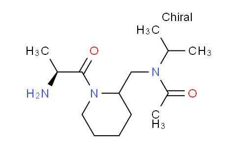 CAS No. 1354024-46-6, N-((1-((S)-2-Aminopropanoyl)piperidin-2-yl)methyl)-N-isopropylacetamide