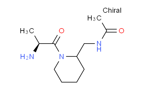 CAS No. 1354027-65-8, N-((1-((S)-2-Aminopropanoyl)piperidin-2-yl)methyl)acetamide