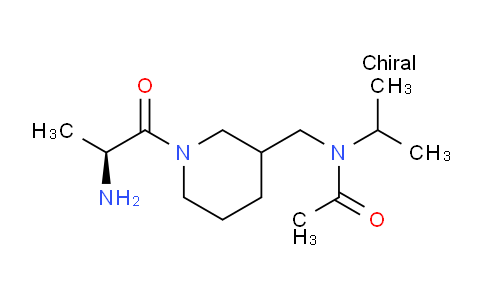 CAS No. 1354027-12-5, N-((1-((S)-2-Aminopropanoyl)piperidin-3-yl)methyl)-N-isopropylacetamide