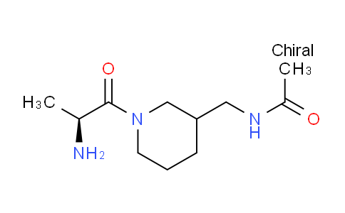 CAS No. 1354027-07-8, N-((1-((S)-2-Aminopropanoyl)piperidin-3-yl)methyl)acetamide