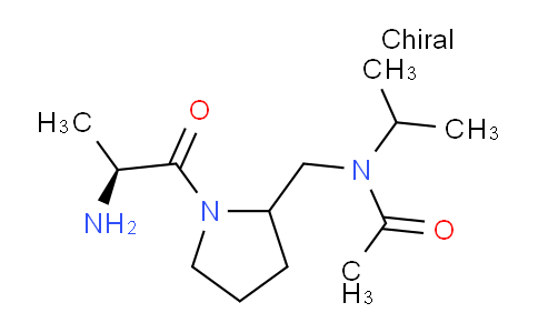 CAS No. 1354029-06-3, N-((1-((S)-2-Aminopropanoyl)pyrrolidin-2-yl)methyl)-N-isopropylacetamide