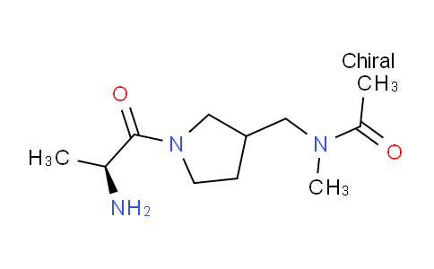 CAS No. 1354025-36-7, N-((1-((S)-2-Aminopropanoyl)pyrrolidin-3-yl)methyl)-N-methylacetamide