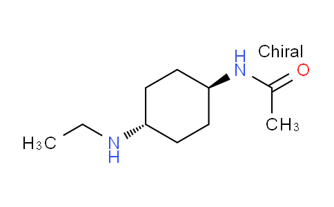 CAS No. 1702576-90-6, N-((1R,4r)-4-(ethylamino)cyclohexyl)acetamide